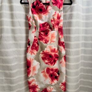 Calvin Klein Floral Sleeveless Dress